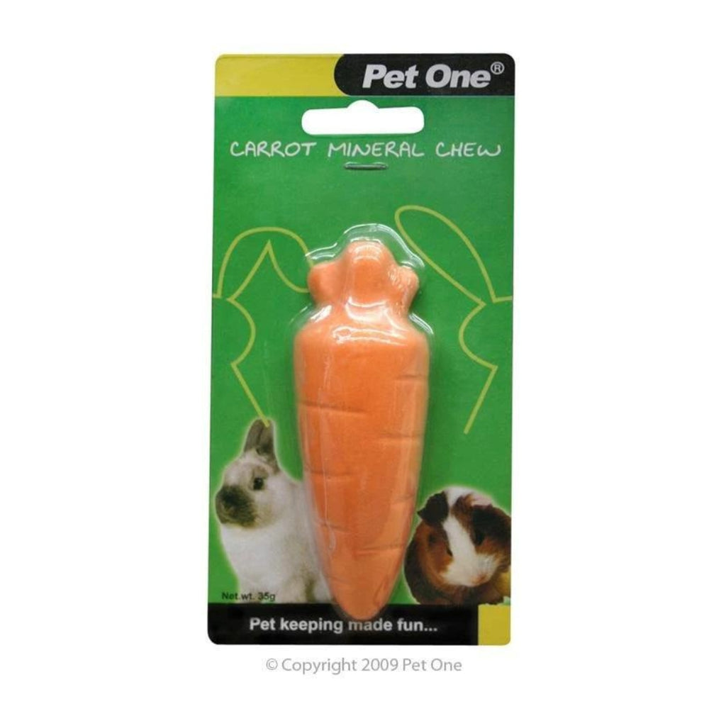 Upmarket Pets & Aquarium | Pet One Small animal mineral chew carrot