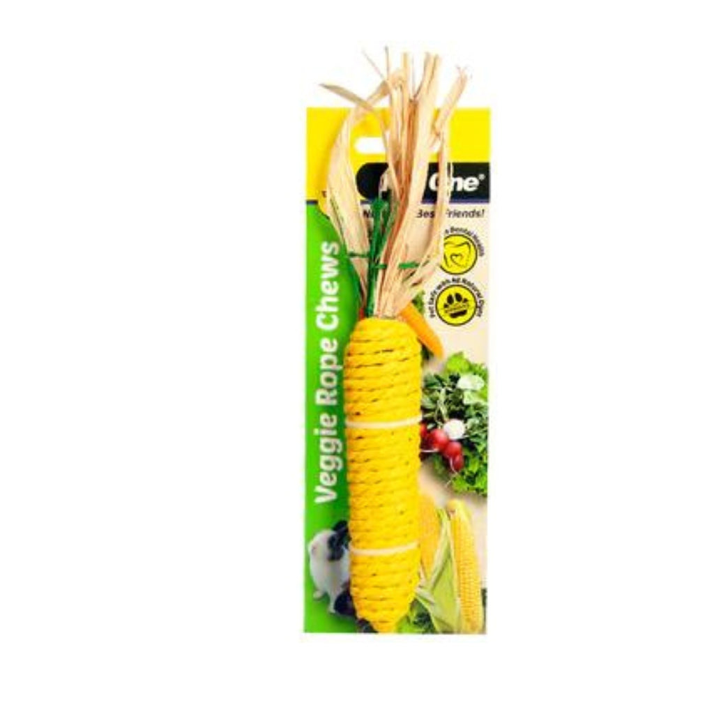 Upmarket Pets & Aquarium | Pet One Veggie Rope Chew Corn