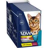 Advance Adult Wet Cat Chunks Gravy Chicken