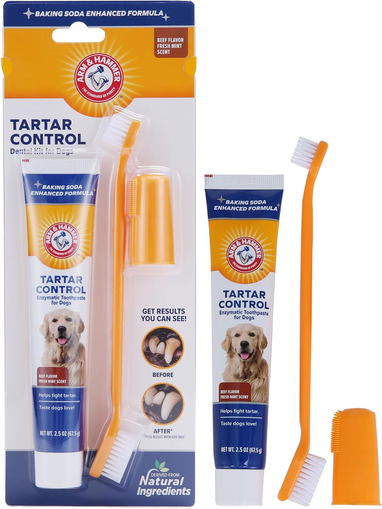 Arm & Hammer Tartar Control Dental Kit for Dogs Beef