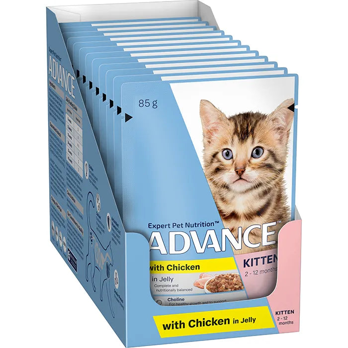 Advance Kitten 2-12 Months With Chicken In Jelly