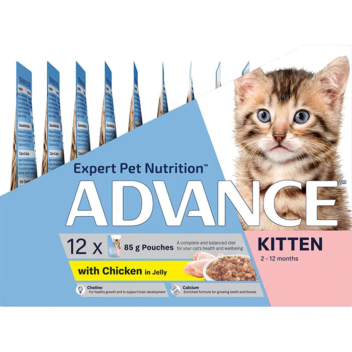 Advance Kitten 2-12 Months With Chicken In Jelly