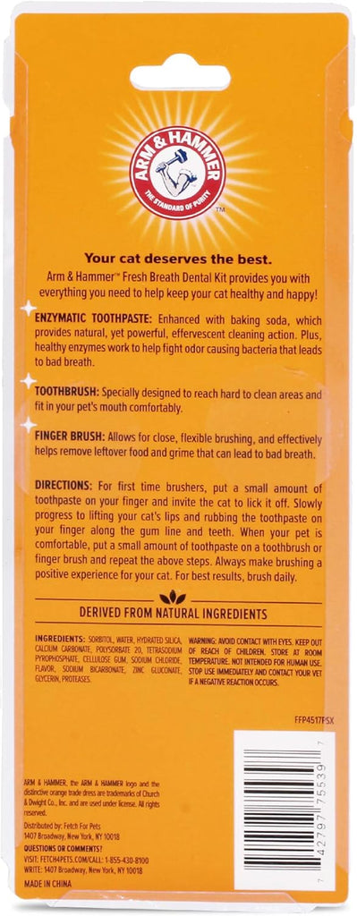 Arm & Hammer Fresh Breath Dental Kit For Cats