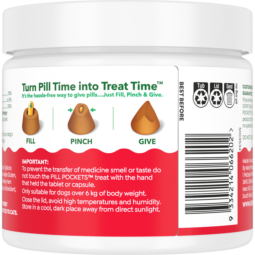 Greenies Pill Pockets Smoky Ham Flavour