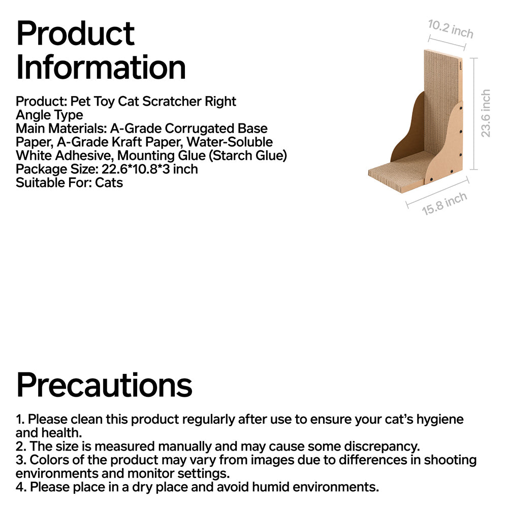PIDAN Cat Scratcher Right Angle