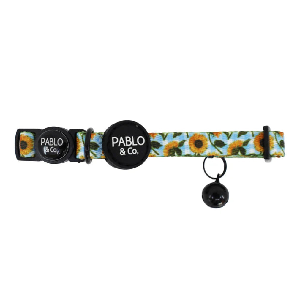 Pablo & Co Cat Collar Sunny Sunflowers