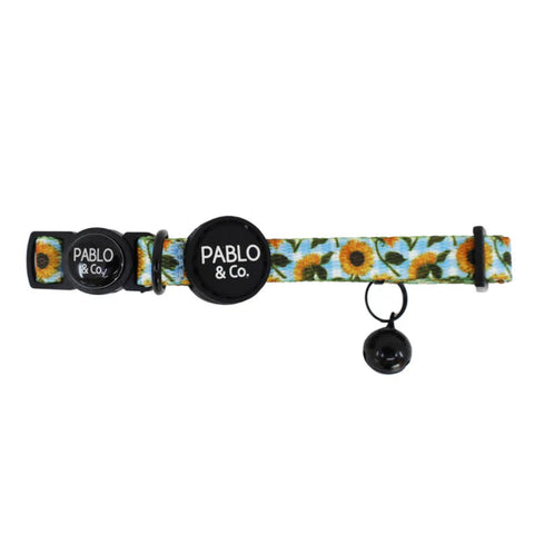 Pablo & Co Cat Collar Sunny Sunflowers