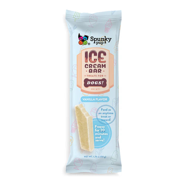 Spunky Pup Ice Cream Bar Dog Treat - Vanilla