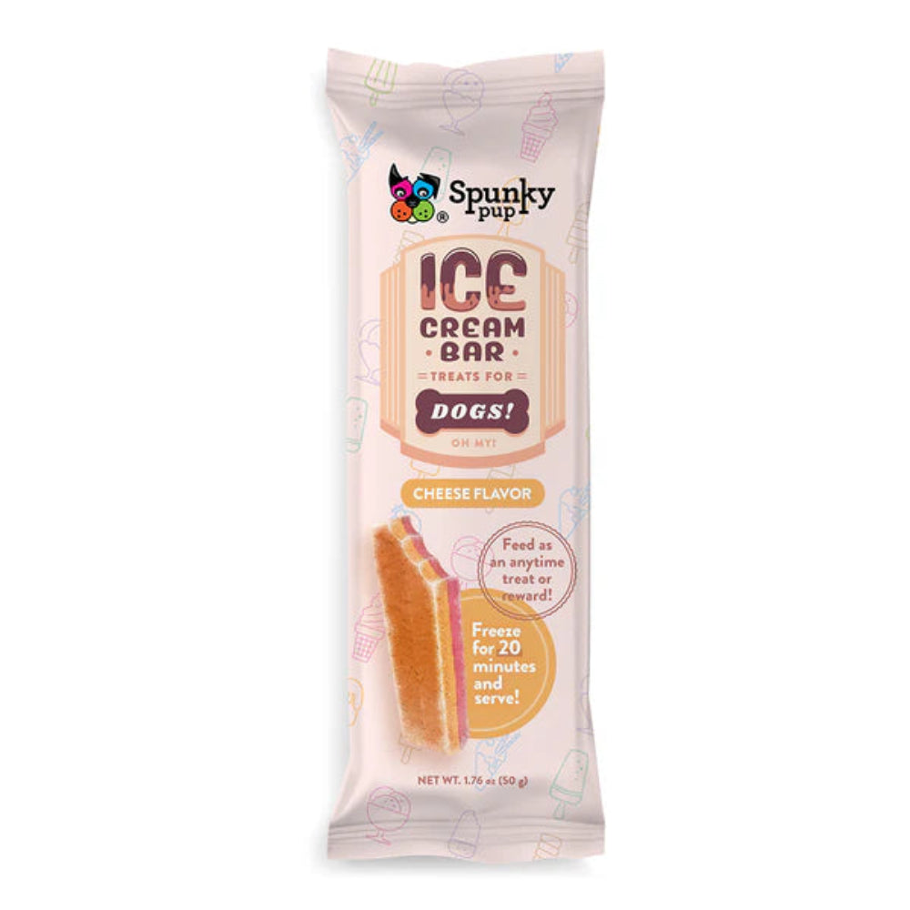 Spunky Pup Ice Cream Bar Dog Treat - Cheese
