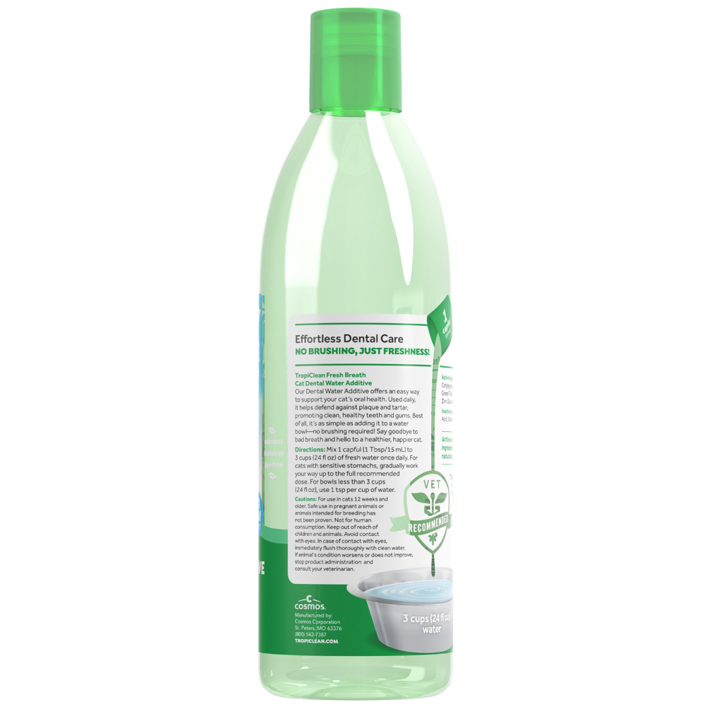 TropiClean Fresh Breath Dental Water Additive for Cats