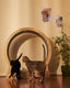 Whiskers Wonderland - Bamboo Cat Running Wheel