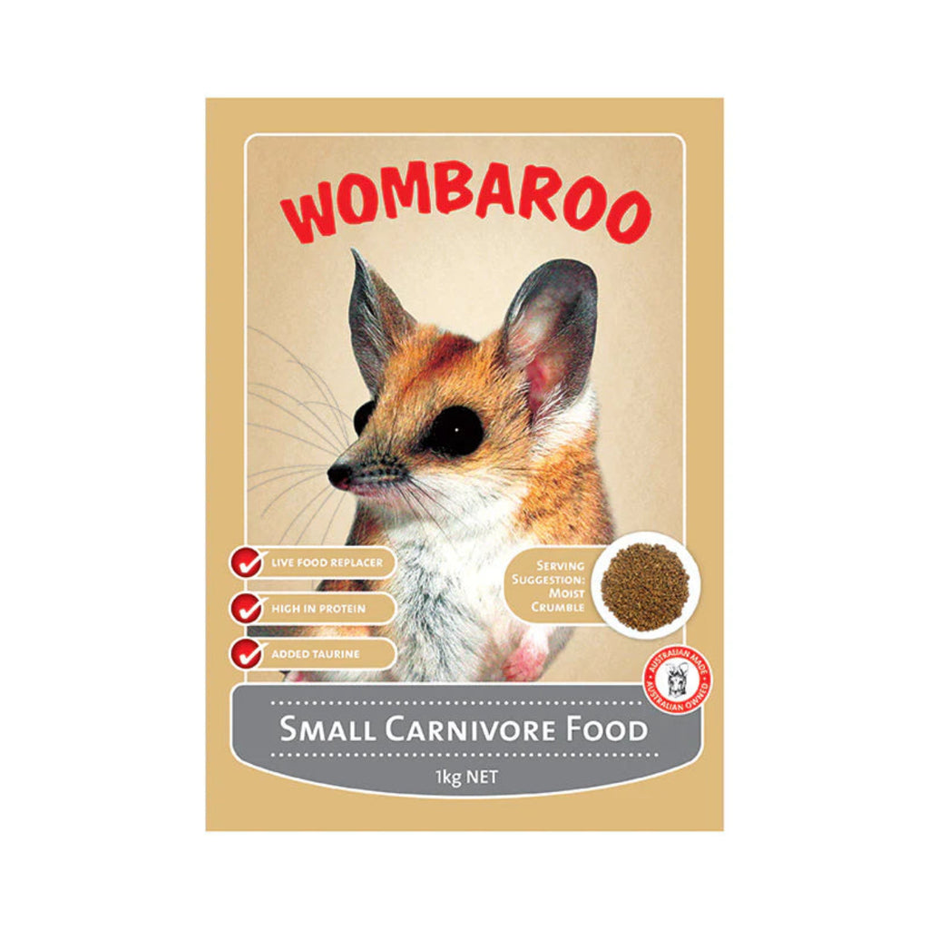 Wombaroo Small Carnivore Food high protein wildlife diet for sugar gliders and carnivorous animals