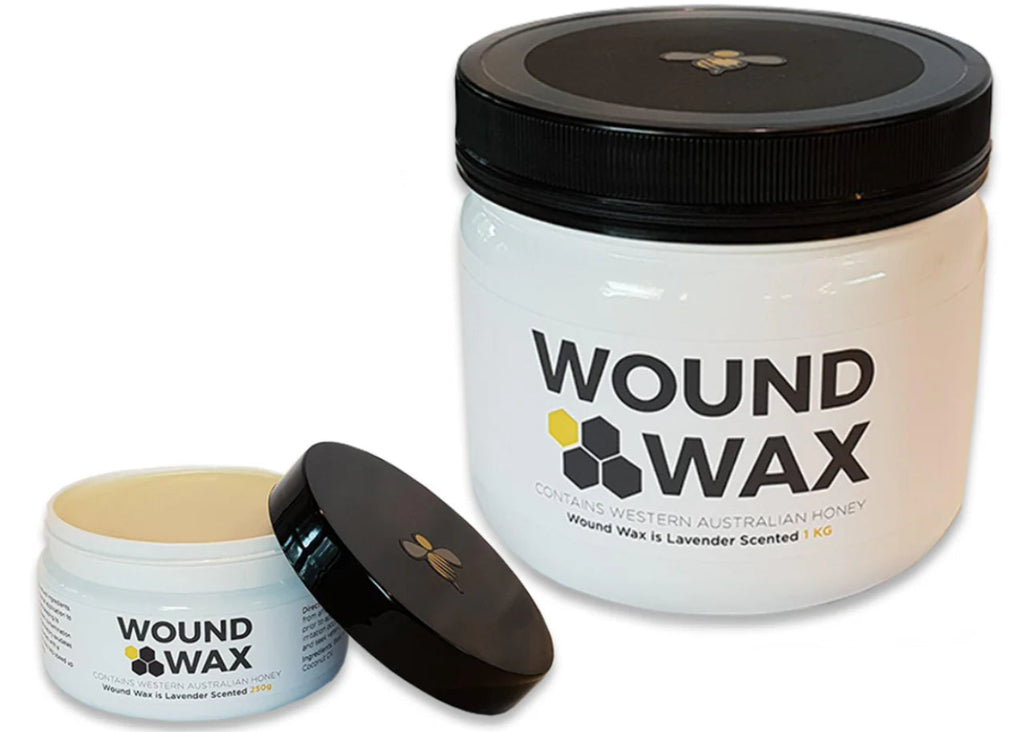 Wound Wax natural honey and beeswax physical barrier wound dressing for dogs and horses