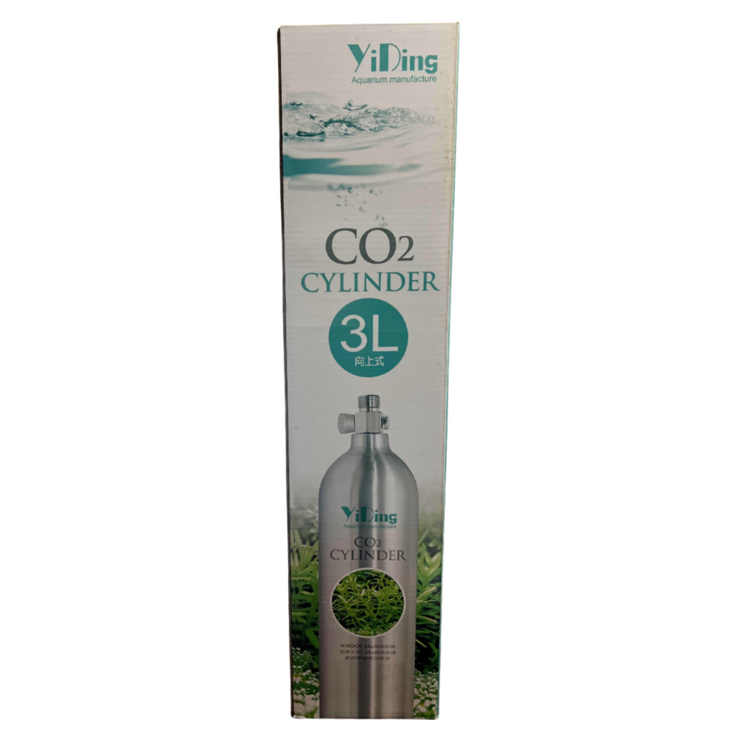 Yi Ding 3L Full CO2 Cylinder polished aluminium aquarium CO2 cylinder for top mount regulators