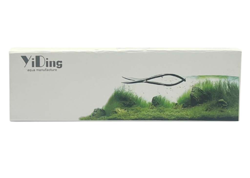 Yi Ding Stainless Steel Spring Scissors precision aquascaping tool for trimming and shaping aquatic plants