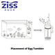 ZISS Aqua - Egg Tumbler - ZET-65