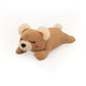 Zippy Paws Snooziez with Silent Shhhqueaker Plush Dog Toy - Bear
