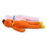 Zippy Paws Fluffy Peltz Plush Squeaker Dog Toy - Chicken & Pig 2 Pack