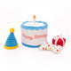 Upmarket Pets & Aquarium | Zippy Burrow - Birthday Cake with 3 Miniz Toys | Shop Dog toys