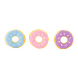 Easter Miniz Donutz Squeaker Dog Toys 3 pack