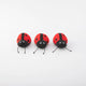 Zippy Paws Interactive Burrow Dog Toy - 3 Ladybugs in a Leaf