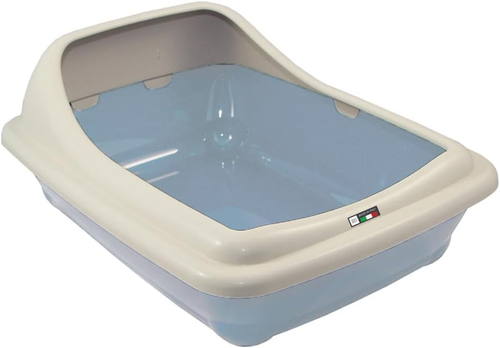 Zeez Birba Litter Tray for cats with high back rim and non-slip feet
