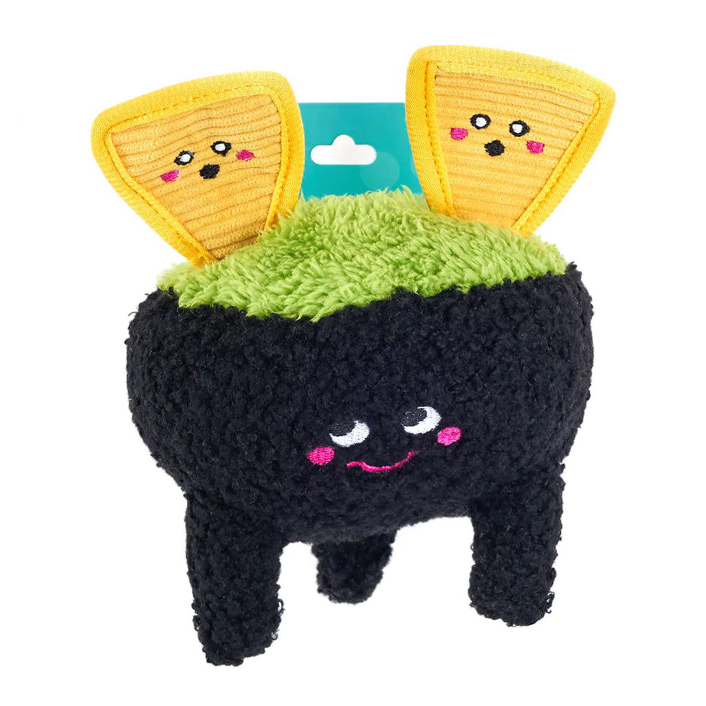 ZippyPaws Guacamole and Chips plush interactive squeaky dog toy