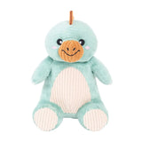 ZippyPaws ecoZippy Dinoz plush dog toy with squeaker and crinkle tail – eco-friendly recycled material dinosaur toy
