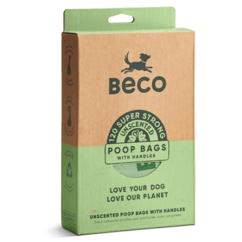 Beco Eco Friendly Unscented Poop Bags with Handles