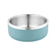 Furkidz Double Wall w/Silver Band Bowl