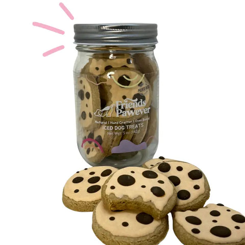 Iced Dog Cookie Jar