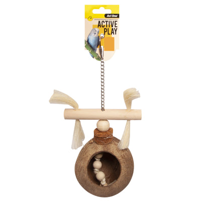 Avi One Bird Toy Coconut Treasure Hunt