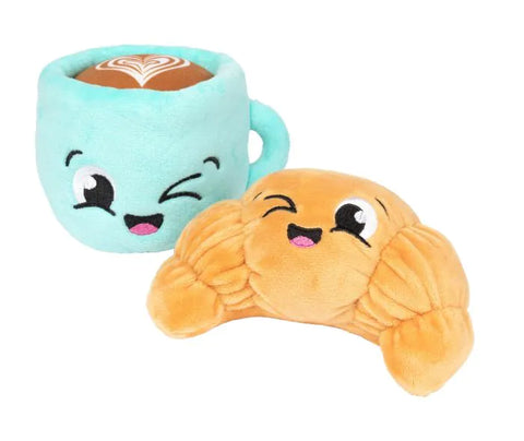 FuzzYard - Dog Toy Croissant & Cappuccino
