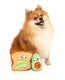 FuzzYard - Dog Toy Avocado & Toast