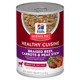 Hills Science Diet Dog Adult Healthy Cuisine Beef & Carrot Stew