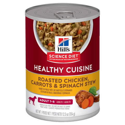 Hills Science Diet Dog Adult Healthy Cuisine Chicken & Carrot Stew
