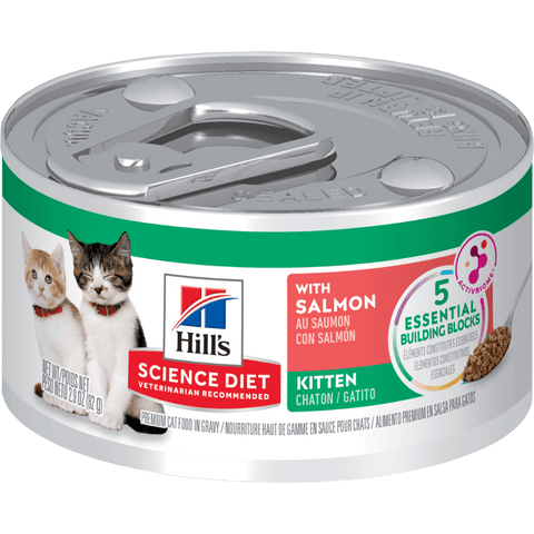 Hills Science Diet Kitten Savory Salmon Entree Canned Cat Food