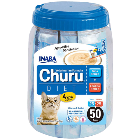 Inaba Churu Puree Diet Tuna & Chicken 50 Pack