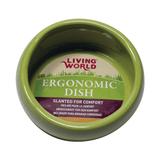 Living World Ceramic Ergonomic Pet Dish