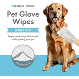 Petkin - Pet Glove Wipes Vanilla Scented