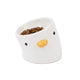 PURROOM Little Chicken Series - Plump Crooked Neck Ceramic Pet Bowl