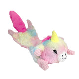 Flatties Dog Toy Rainbow Unicorn