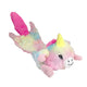 Flatties Dog Toy Rainbow Unicorn