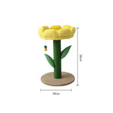Catio Yellow Camelia Flower Cat Scratching Tree