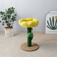 Catio Yellow Camelia Flower Cat Scratching Tree