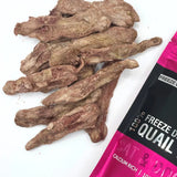 Freeze Dried Quail Backs