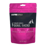 Freeze Dried Quail Backs
