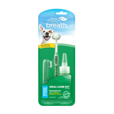 Tropiclean Oral Care Kit for Small & Medium Dogs