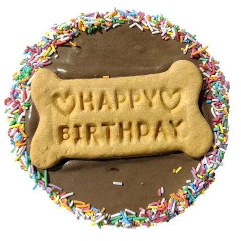 Huds and Toke - Carob Frosted Doggy Birthday Cake 12cm