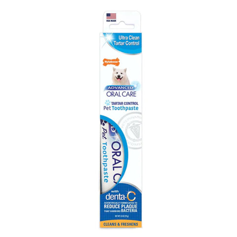 Upmarket Pets & Aquarium | Nylabone Oral Care Tartar Control Toothpaste | Shop oral care pet supplies online